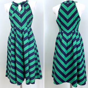 Anthropologie Chevron dress